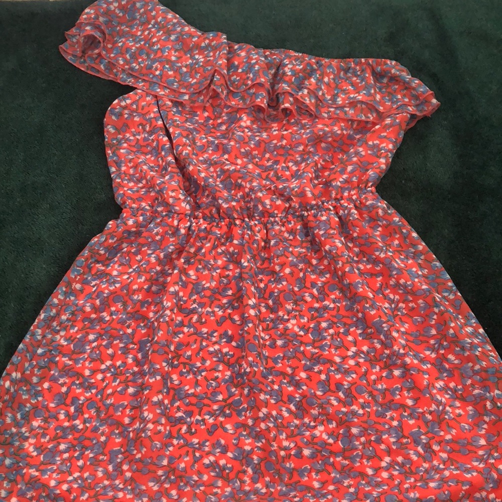 One shoulder summer dress